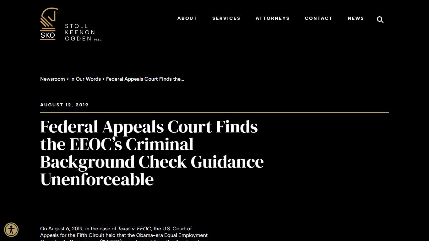 Federal Appeals Court Finds the EEOC’s Criminal Background Check ...